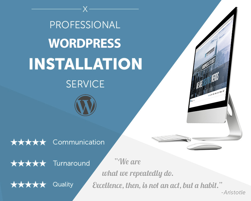 Wordpress blog installation service