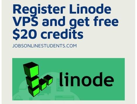 Register Linode VPS and get free $20 credits