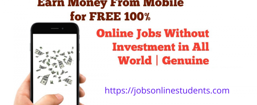 Online mini jobs on smartphone